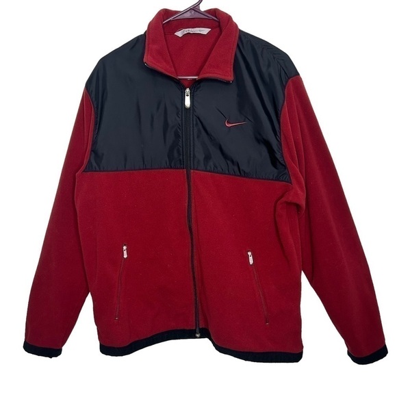 Y2K Nike Zipup Light Fleece - Picture 1 of 7